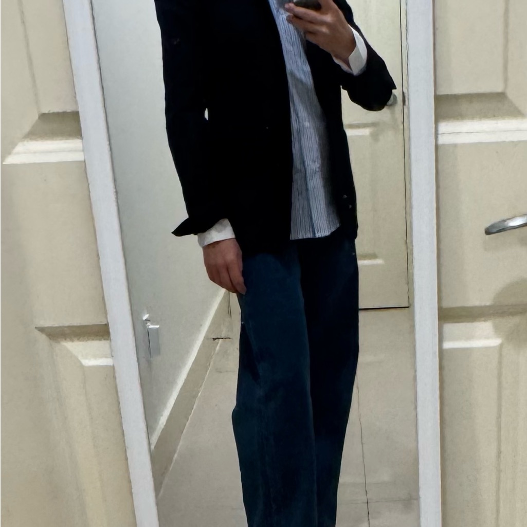 J. Crew Linen Navy Blazer